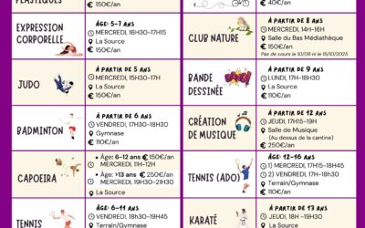 Programme ASCBR 2025-2026