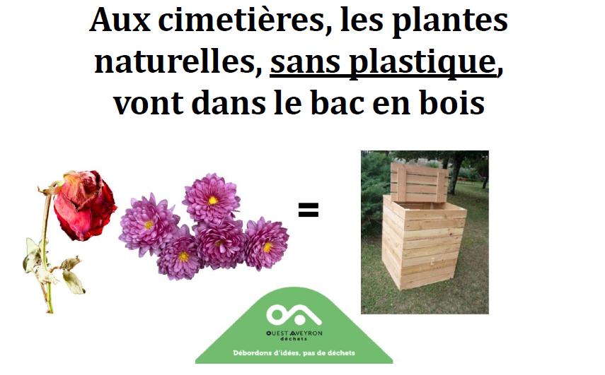 Trions les déchets aux cimetières