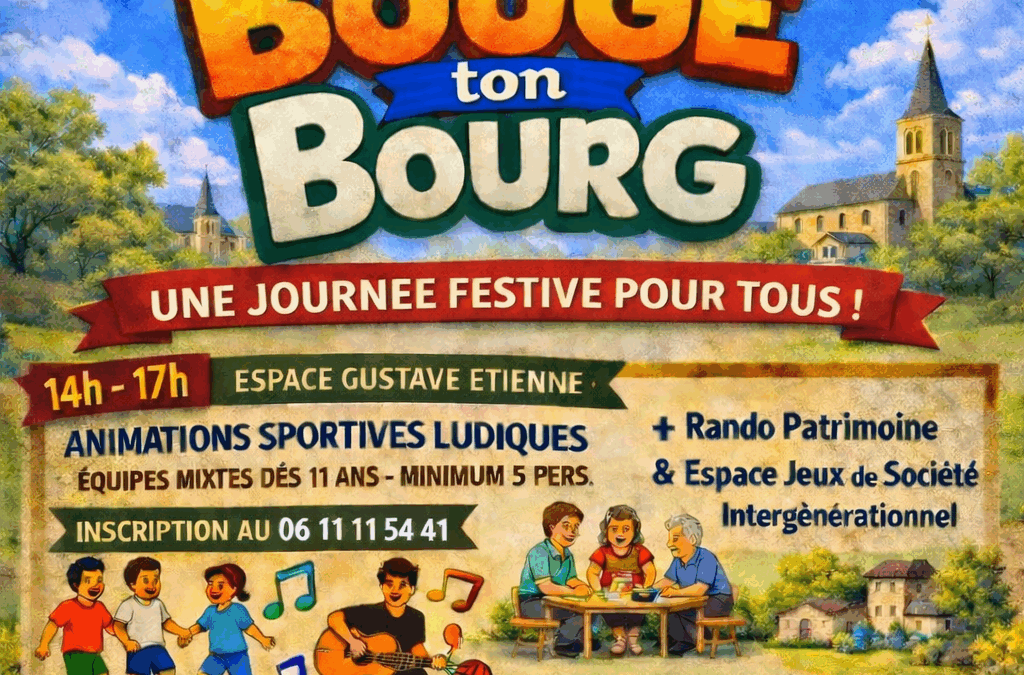 Journée « BOUGE TON BOURG » le 18/04/2026 à La Fouillade