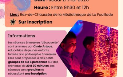 Le RPE Terres d’Enfance organise des séances Snoezelen