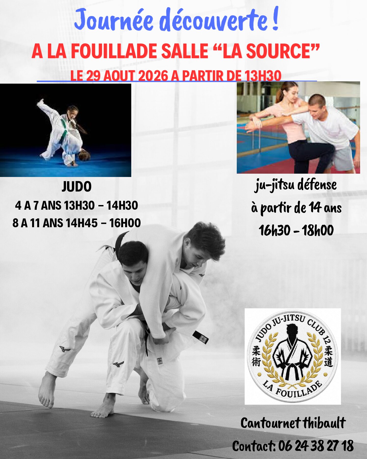 Journée découvert Judo – 29/08/2026