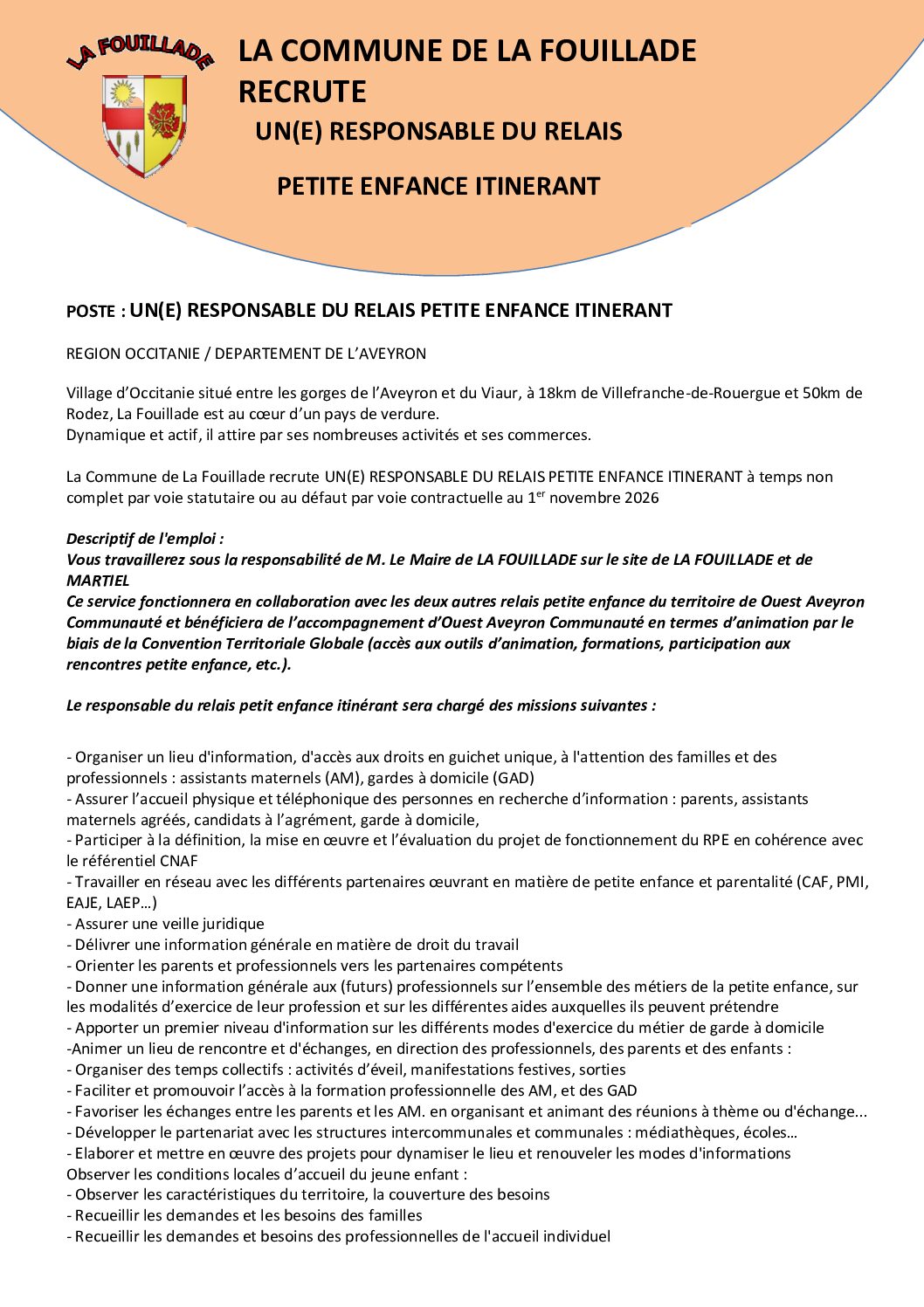 Recrutement Responsable RPE