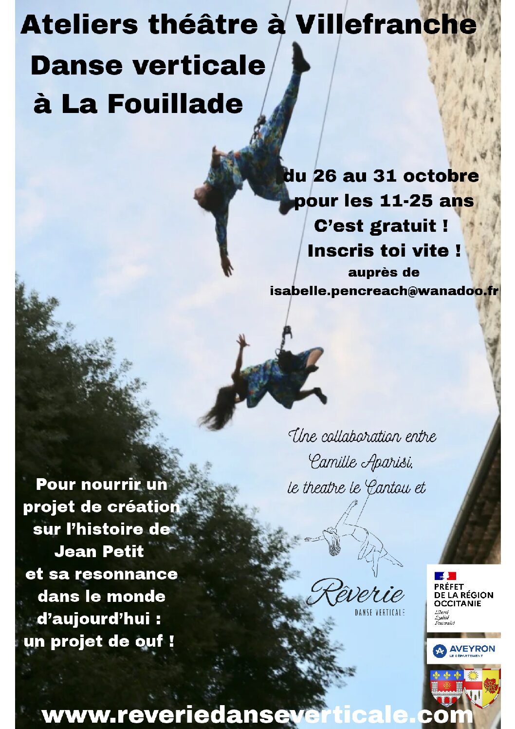 DANSE VERTICAE DU 26 AU 31 OCTOBRE